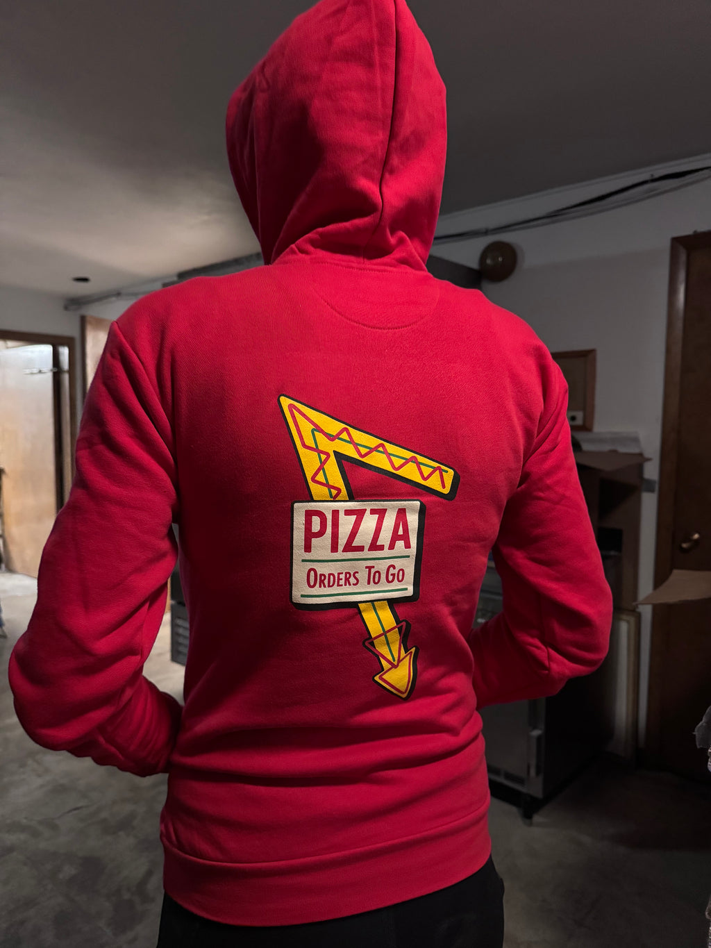 Pullover Hoodie, Red, 2XL+