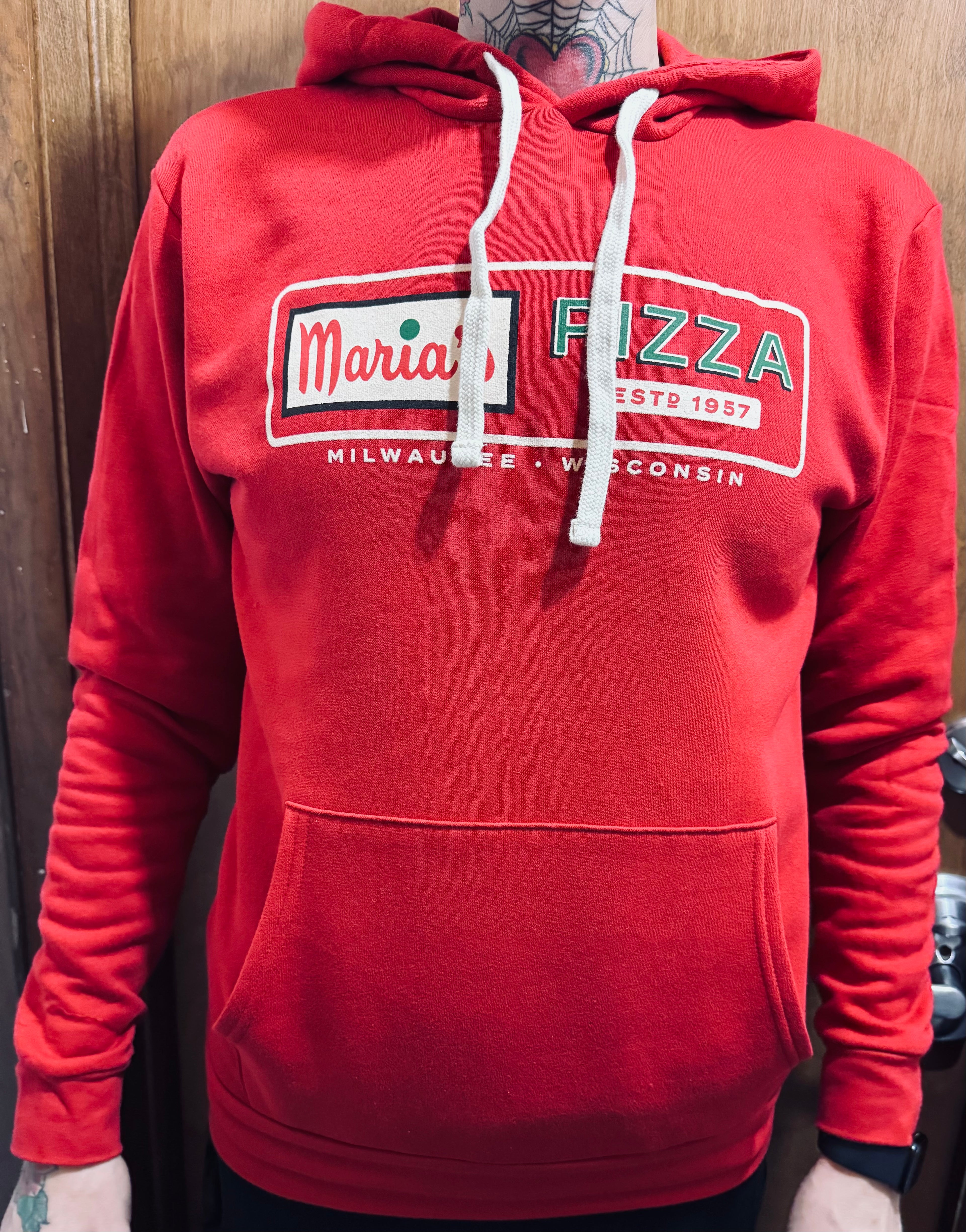 Pullover Hoodie, Red, 2XL+