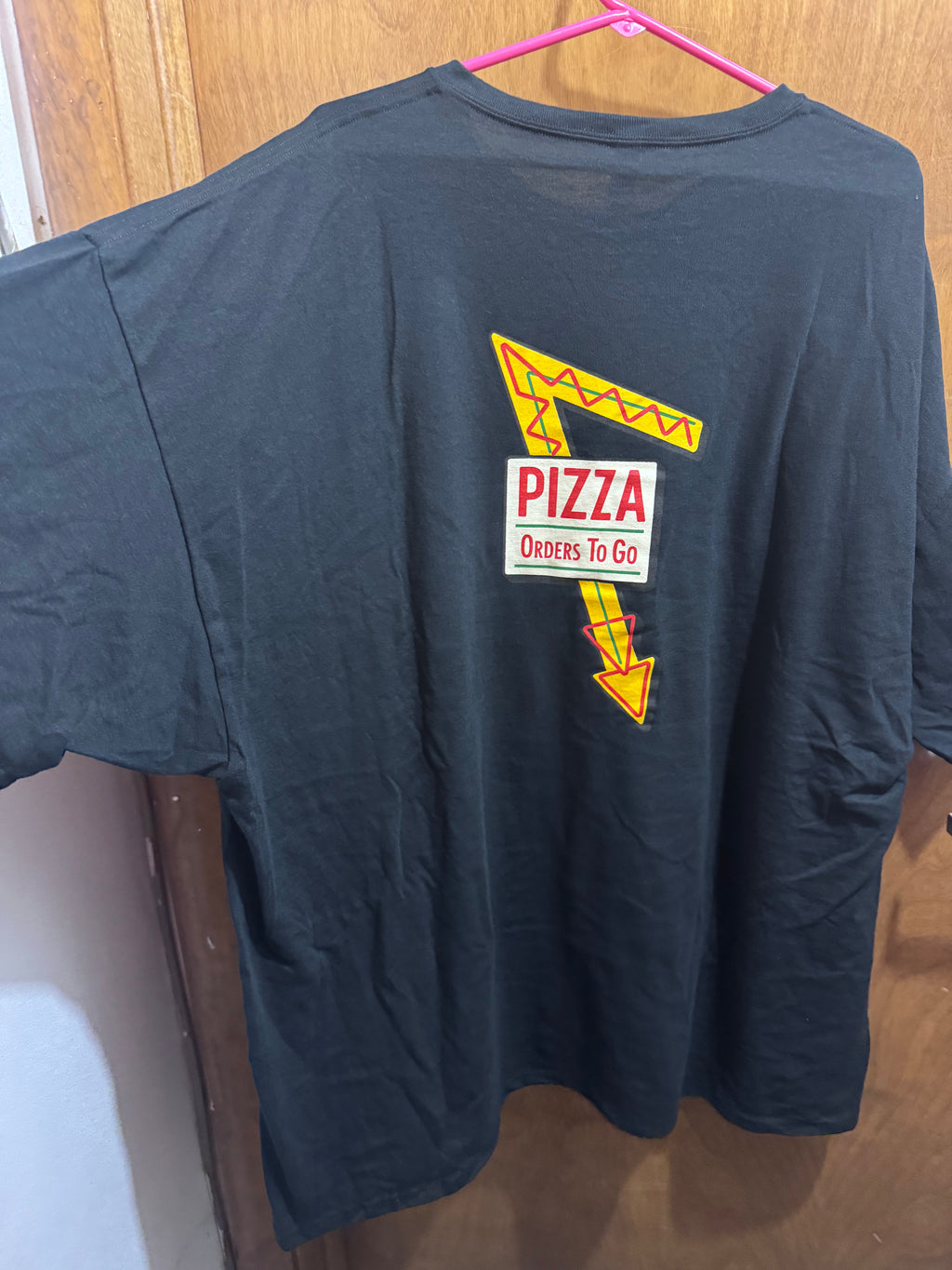2xL+ ‘I love Maria’s Pizza “Try It”’, Black, T-shirt