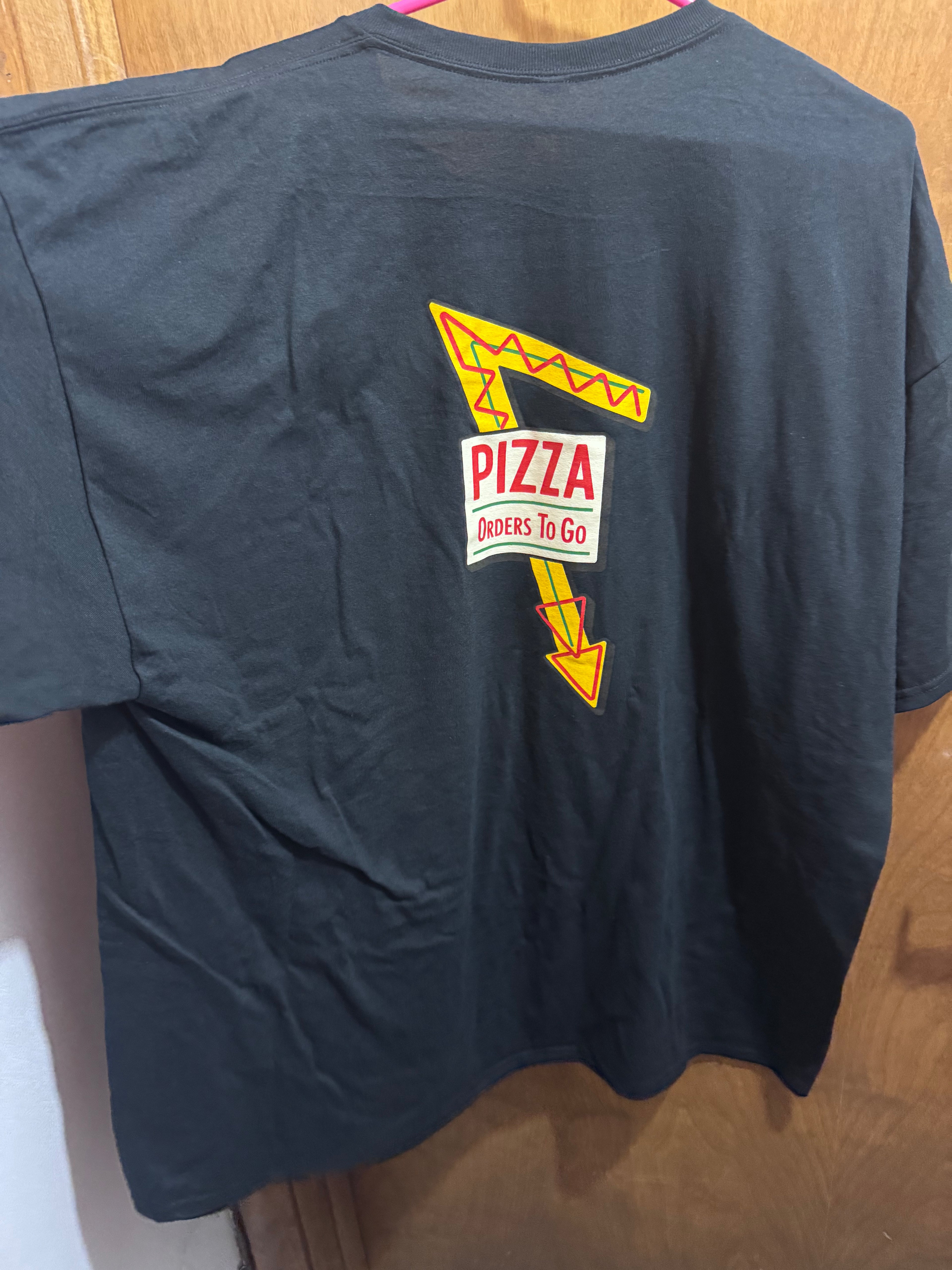 2xL+ ‘I love Maria’s Pizza “Try It”’, Black, T-shirt