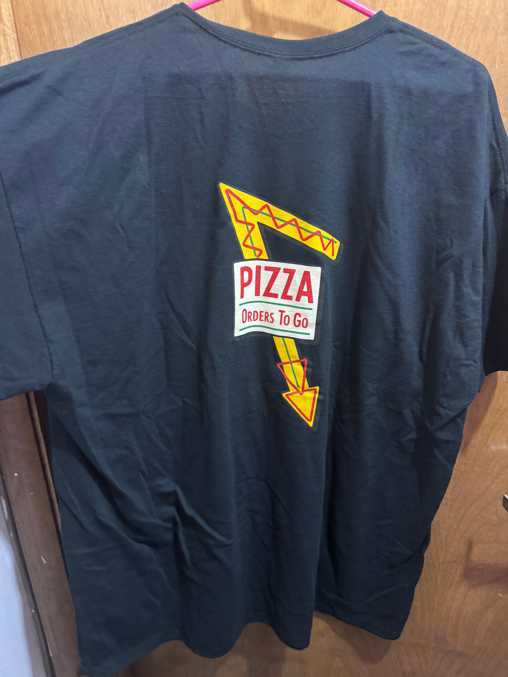 2xL+ ‘I love Maria’s Pizza “Try It”’, Black, T-shirt